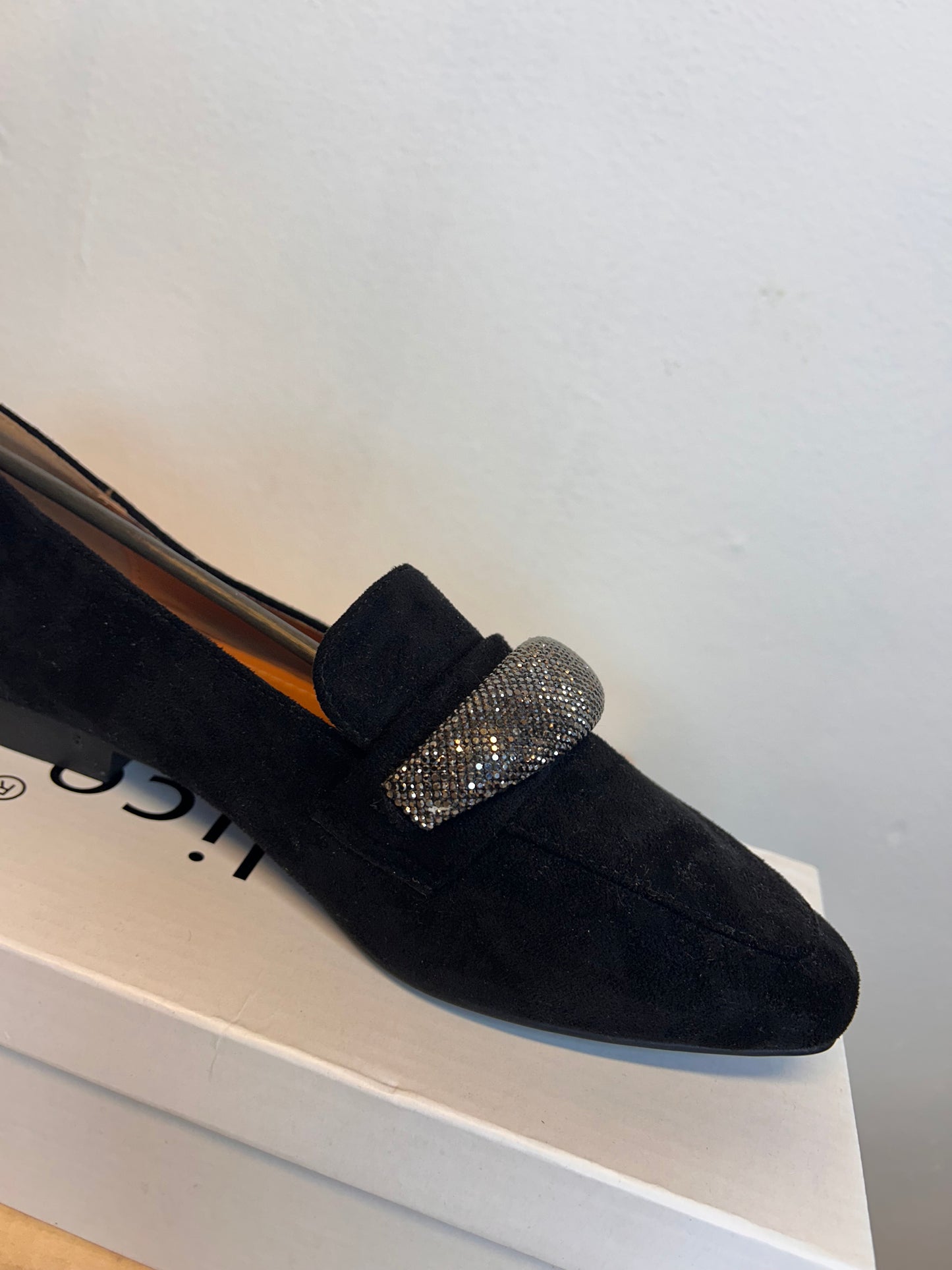 Glitter instappers loafer