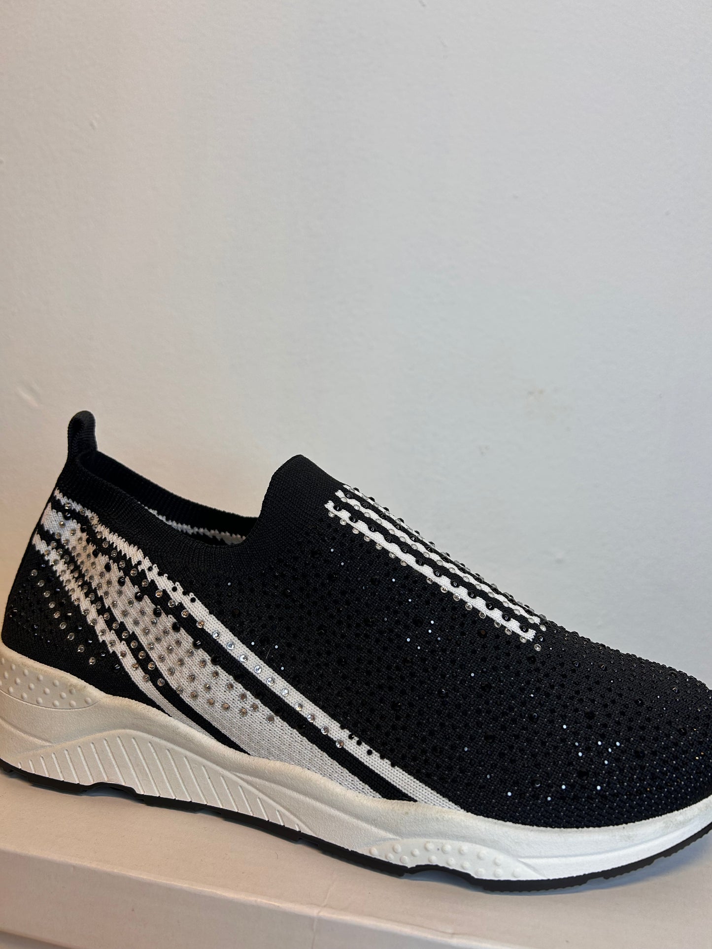 Glitter sneaker zwart