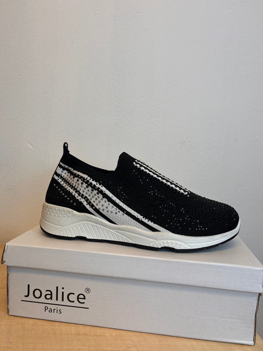 Glitter sneaker zwart