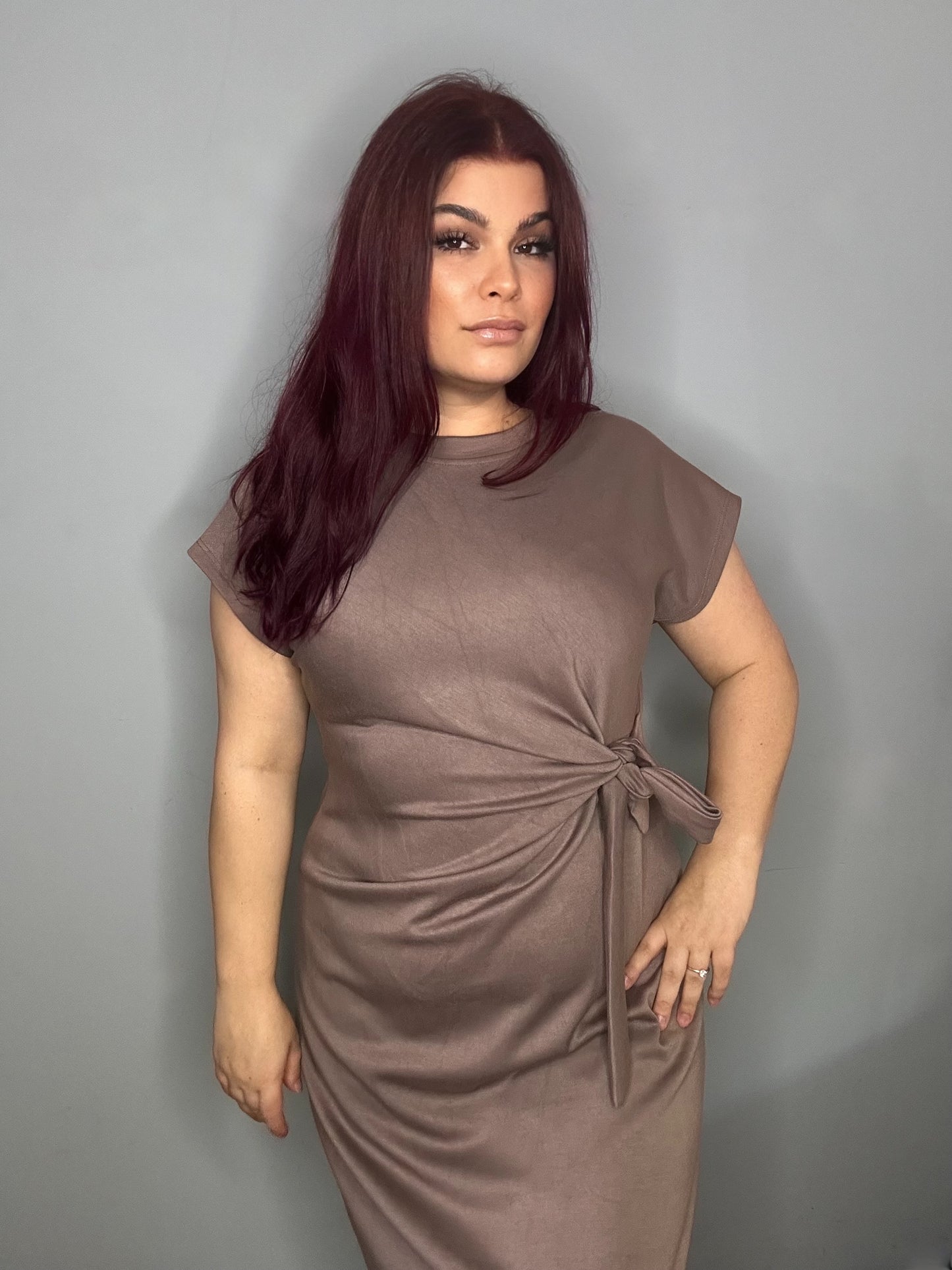 Soft beige dress